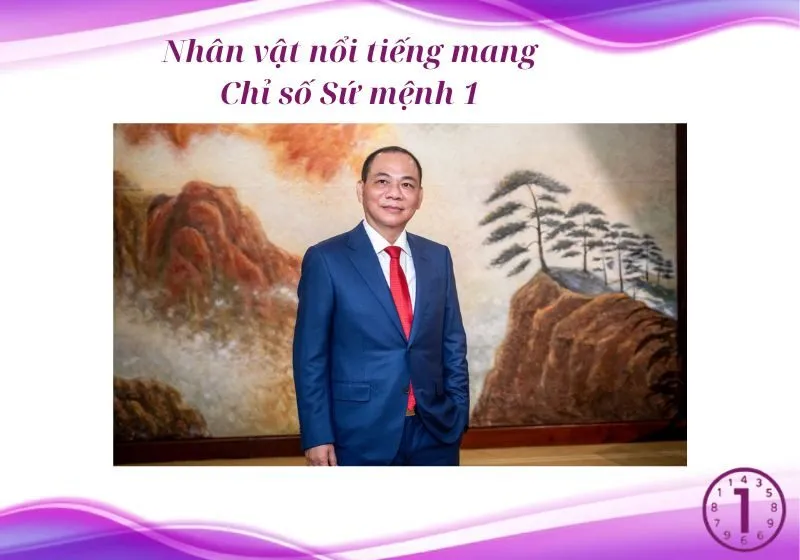 chỉ số sứ mệnh là 1 