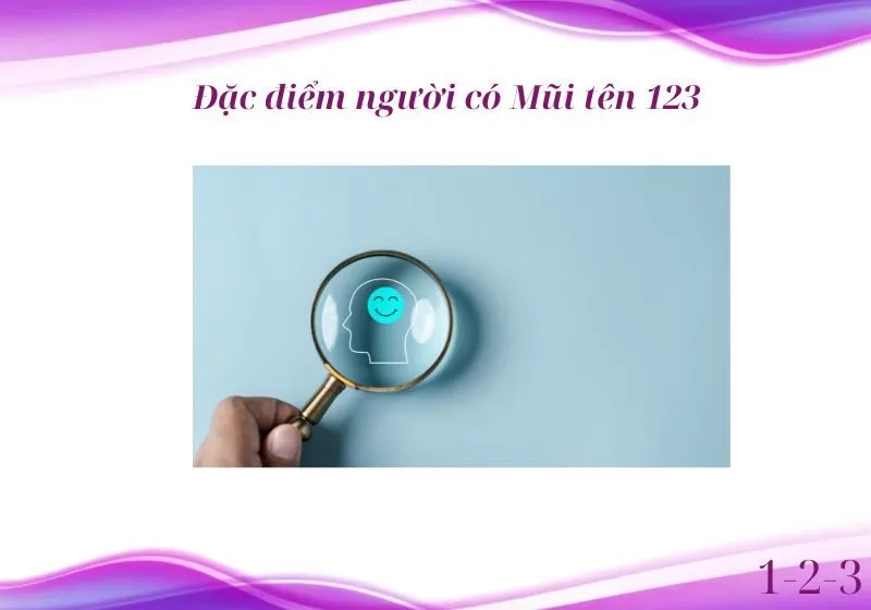 mũi tên 123 trong thần số học 