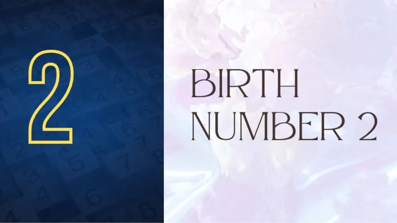 số 2 trong biểu đồ ngày sinh