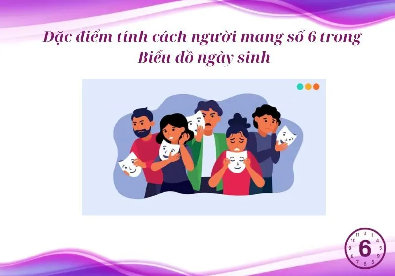 ý nghĩa số 6 trong biểu đồ ngày sinh