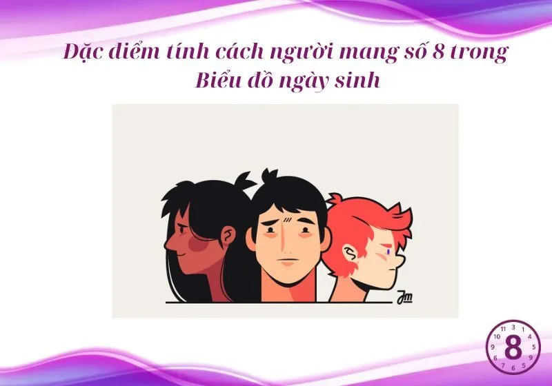 ý nghĩa số 8 trong biểu đồ ngày sinh