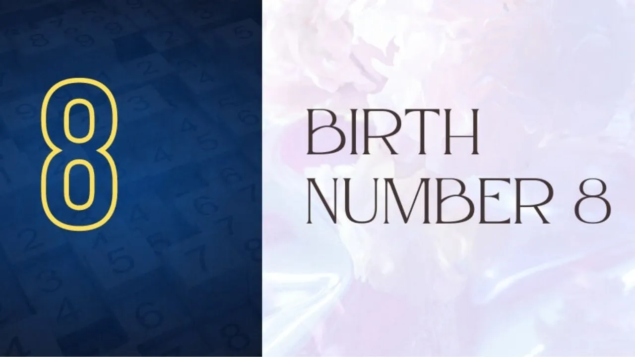 số 8 trong biểu đồ ngày sinh