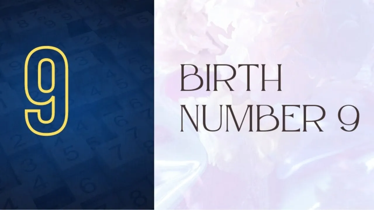 số 9 trong biểu đồ ngày sinh